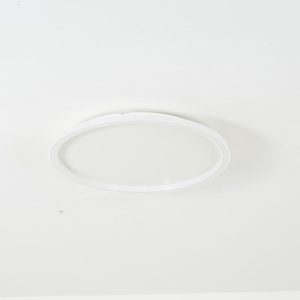 Ronde, vlakke ledlamp van acryl