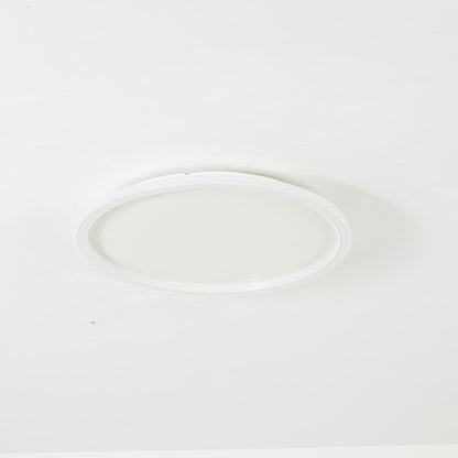 Ronde, vlakke ledlamp van acryl