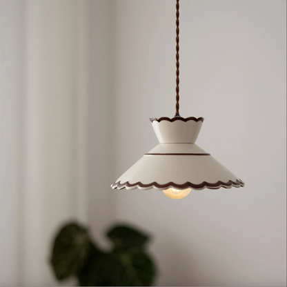 Rustieke keramische hanglamp Tessaly