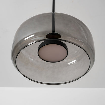Moderne hanglamp van geblazen glas Glavira