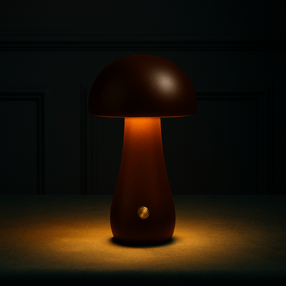 Fungara Scandinavische houten tafellamp