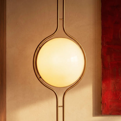 Pelvaro metalen lamp van vloer tot plafond in mid-century-stijl