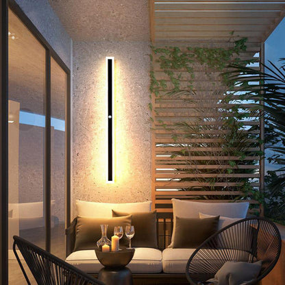 Halvenn minimalistische acrylaat wandlamp voor buitengebruik