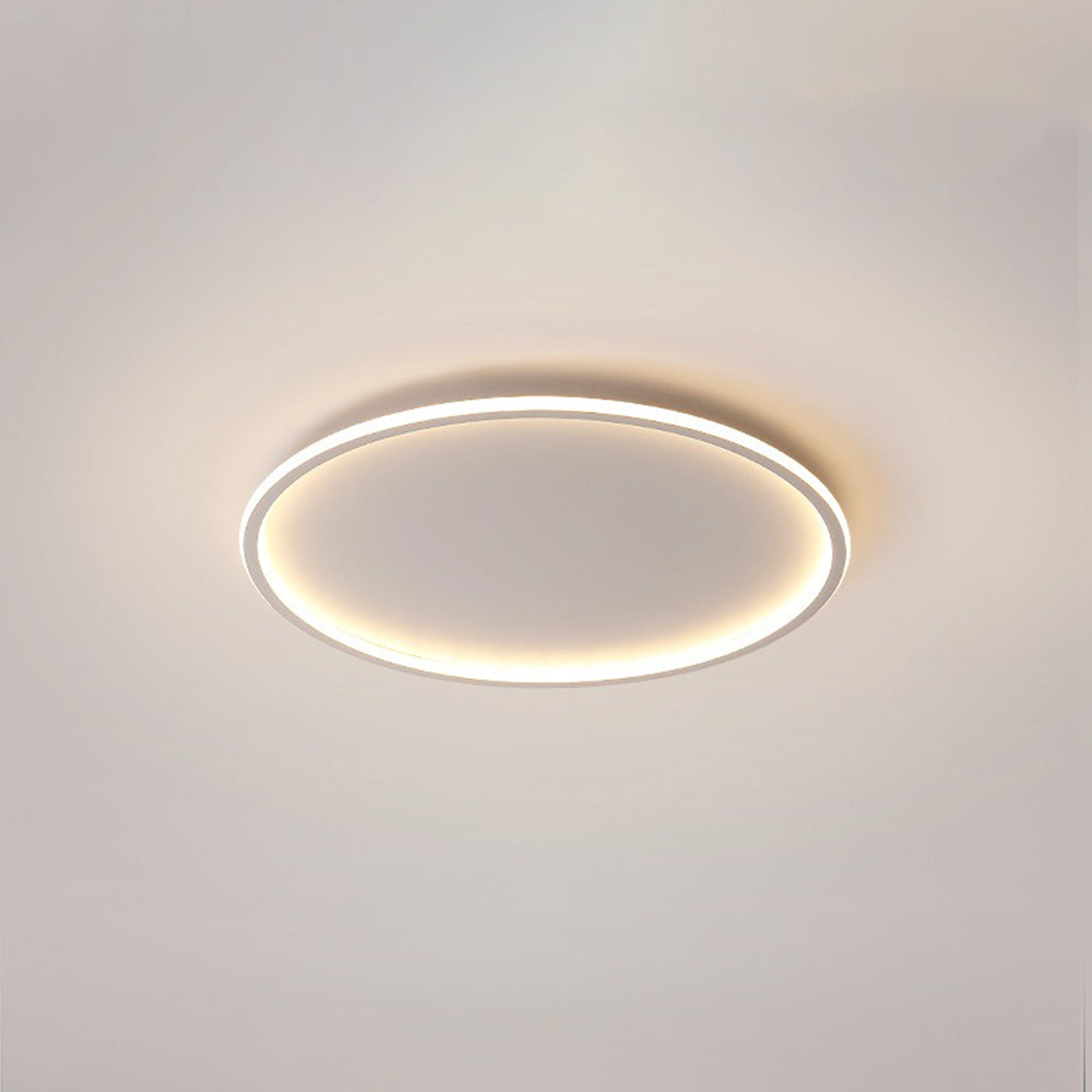 Ronde, vlakke ledlamp van acryl