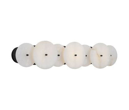 Lunavey moderne albasten schijf-wandlamp