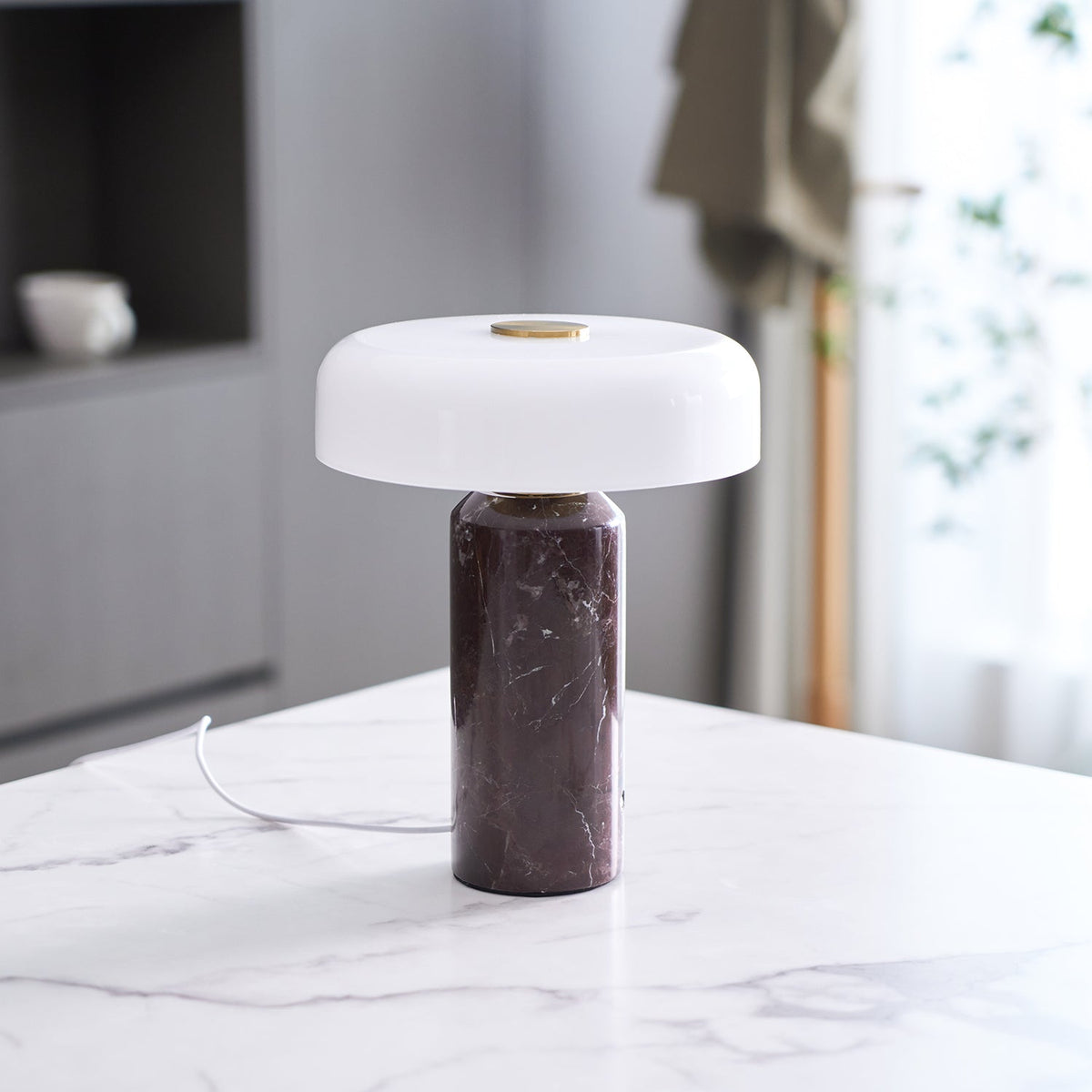 Vestara art-deco marmeren tafellamp