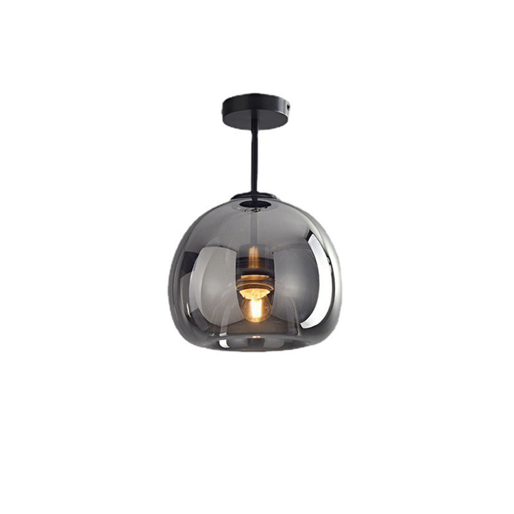 Velsora moderne koperen glazen plafondlamp