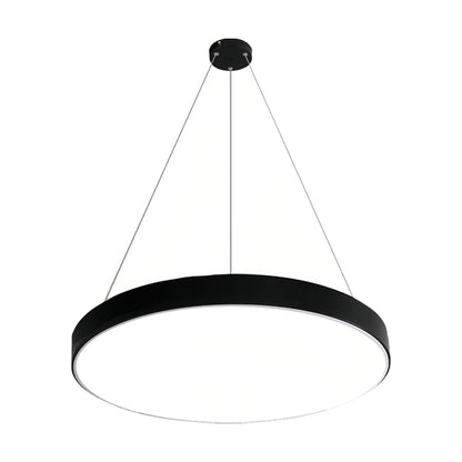 Ronde hanglamp met metalen ring