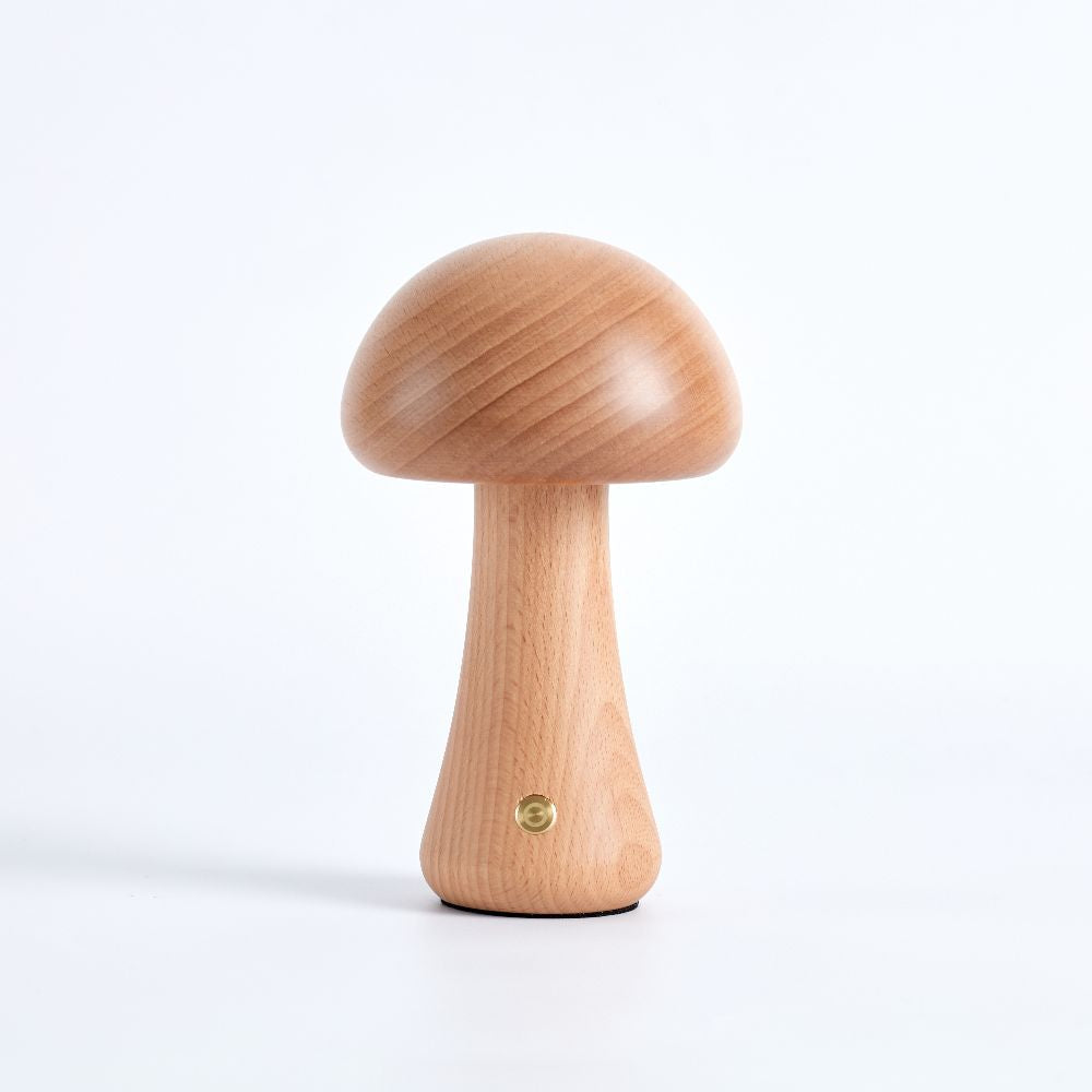 Fungara Scandinavische houten tafellamp
