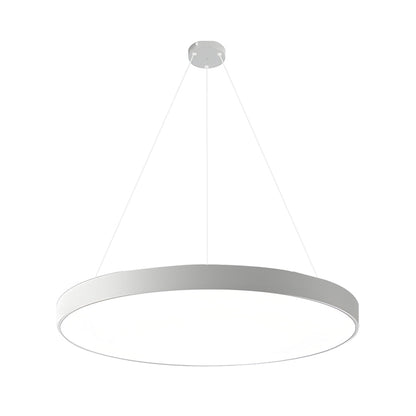 Ronde hanglamp met metalen ring