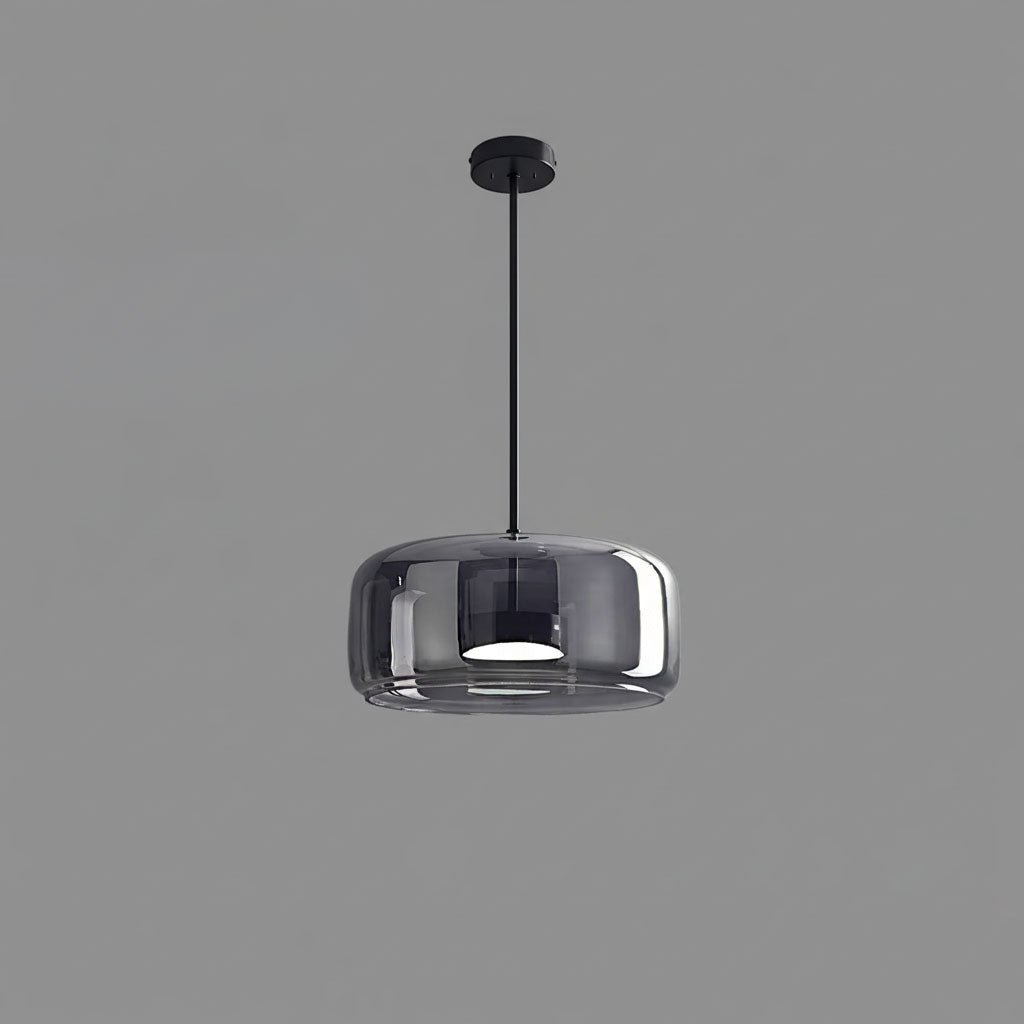 Handgeblazen glazen koepelhanglamp