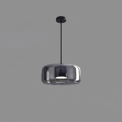 Handgeblazen glazen koepelhanglamp