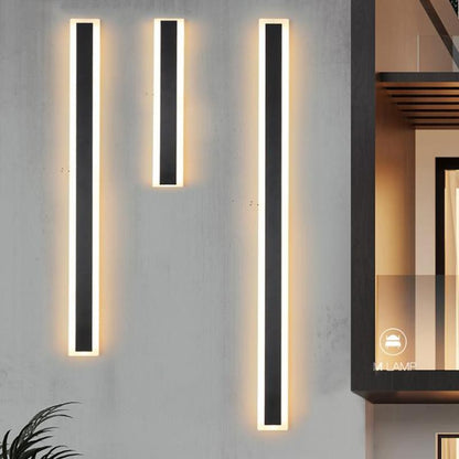 Halvenn minimalistische acrylaat wandlamp voor buitengebruik