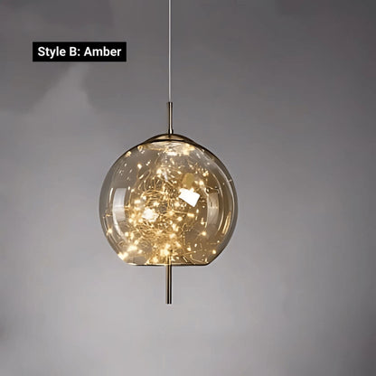 Starlight-glazen hanglamp