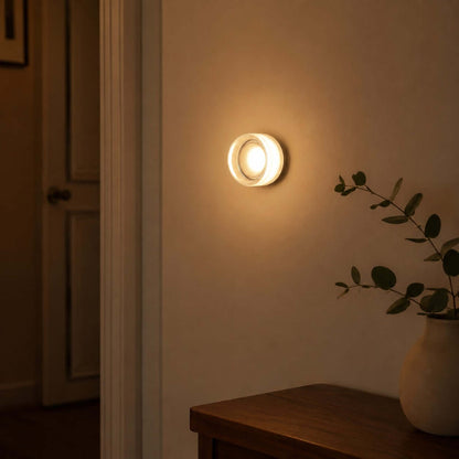 Ronde gekleurde wandlamp