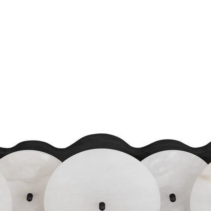 Lunavey moderne albasten schijf-wandlamp