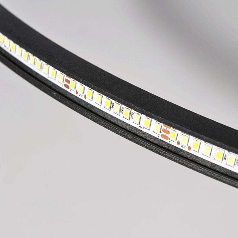 Ronde, vlakke ledlamp van acryl
