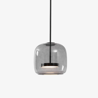 Moderne hanglamp van geblazen glas Glavira