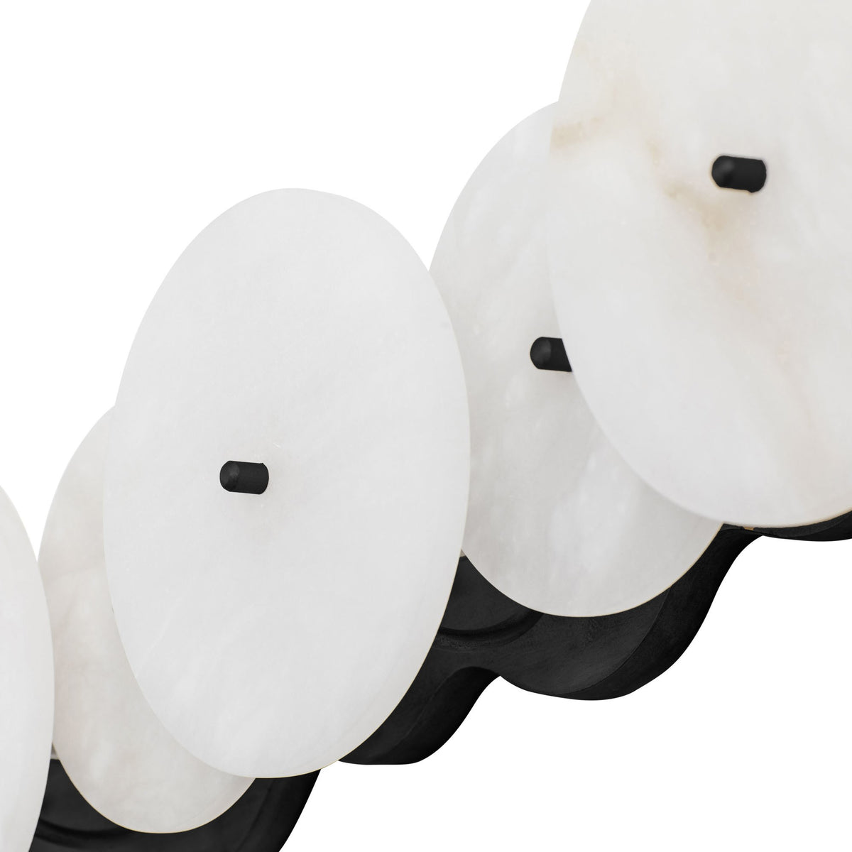 Lunavey moderne albasten schijf-wandlamp