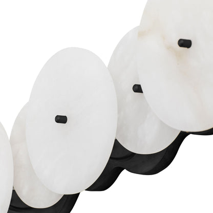 Lunavey moderne albasten schijf-wandlamp