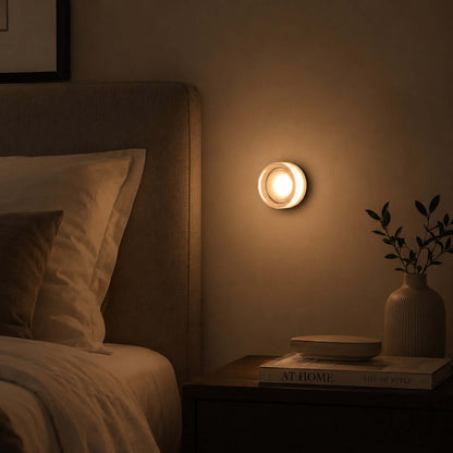 Ronde gekleurde wandlamp