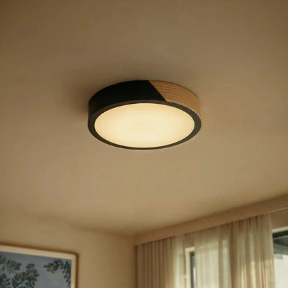 Scandinavische plafondlamp van hout van Rosvella