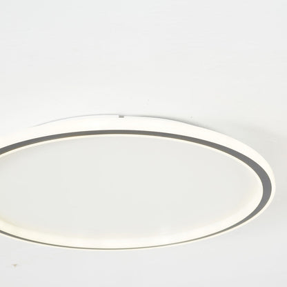 Ronde, vlakke ledlamp van acryl