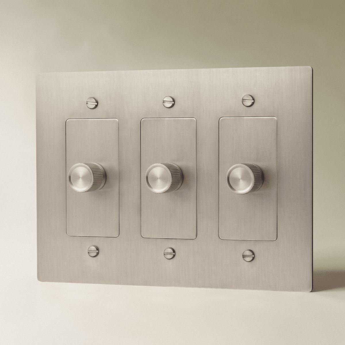 Norvessa vintage-draaiknopdimmer van messing