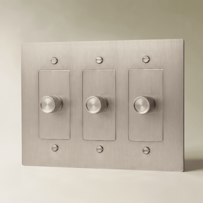Norvessa vintage-draaiknopdimmer van messing