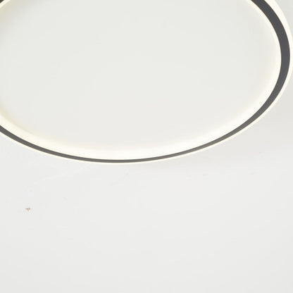 Ronde, vlakke ledlamp van acryl