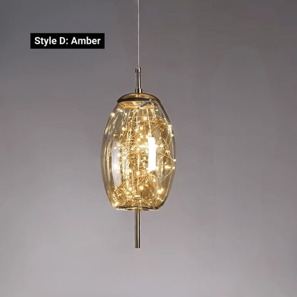 Starlight-glazen hanglamp