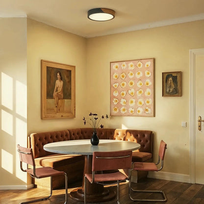 Scandinavische plafondlamp van hout van Rosvella