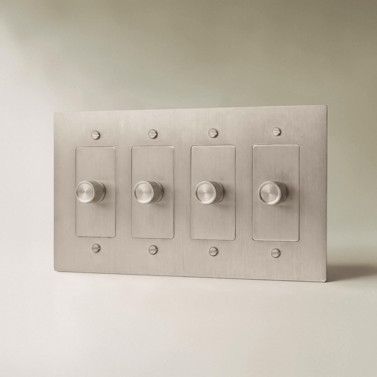 Norvessa vintage-draaiknopdimmer van messing