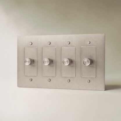 Norvessa vintage-draaiknopdimmer van messing