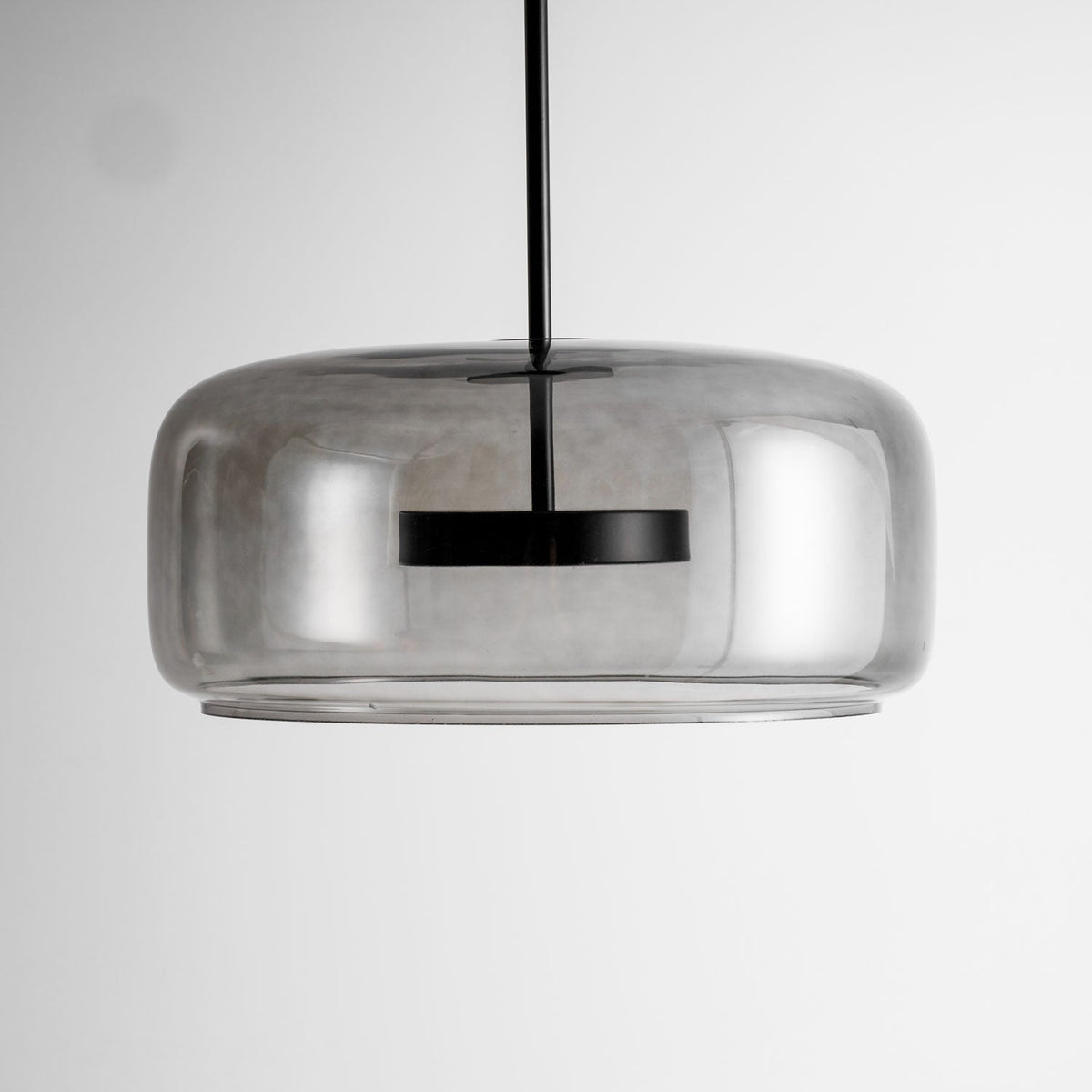 Moderne hanglamp van geblazen glas Glavira