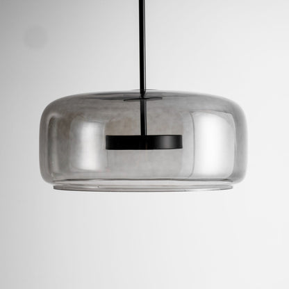 Moderne hanglamp van geblazen glas Glavira