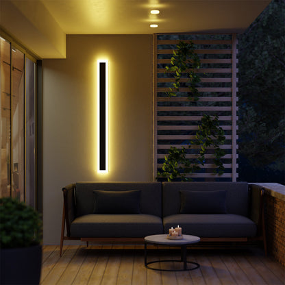 Halvenn minimalistische acrylaat wandlamp voor buitengebruik