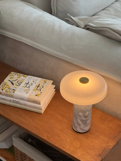 Vestara art-deco marmeren tafellamp
