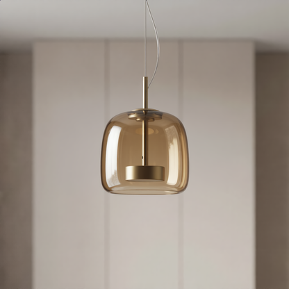 Lumira Nordic hanglamp van getint glas