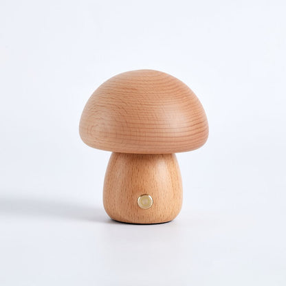 Fungara Scandinavische houten tafellamp