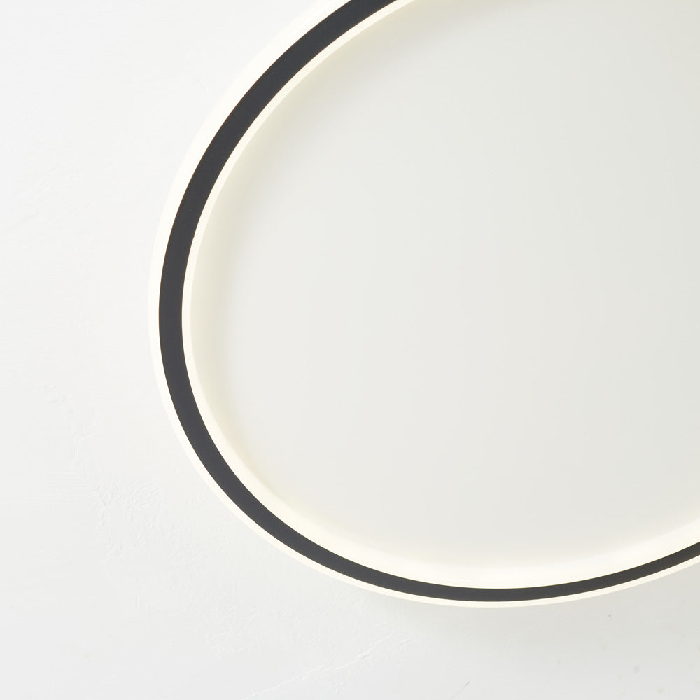 Ronde, vlakke ledlamp van acryl