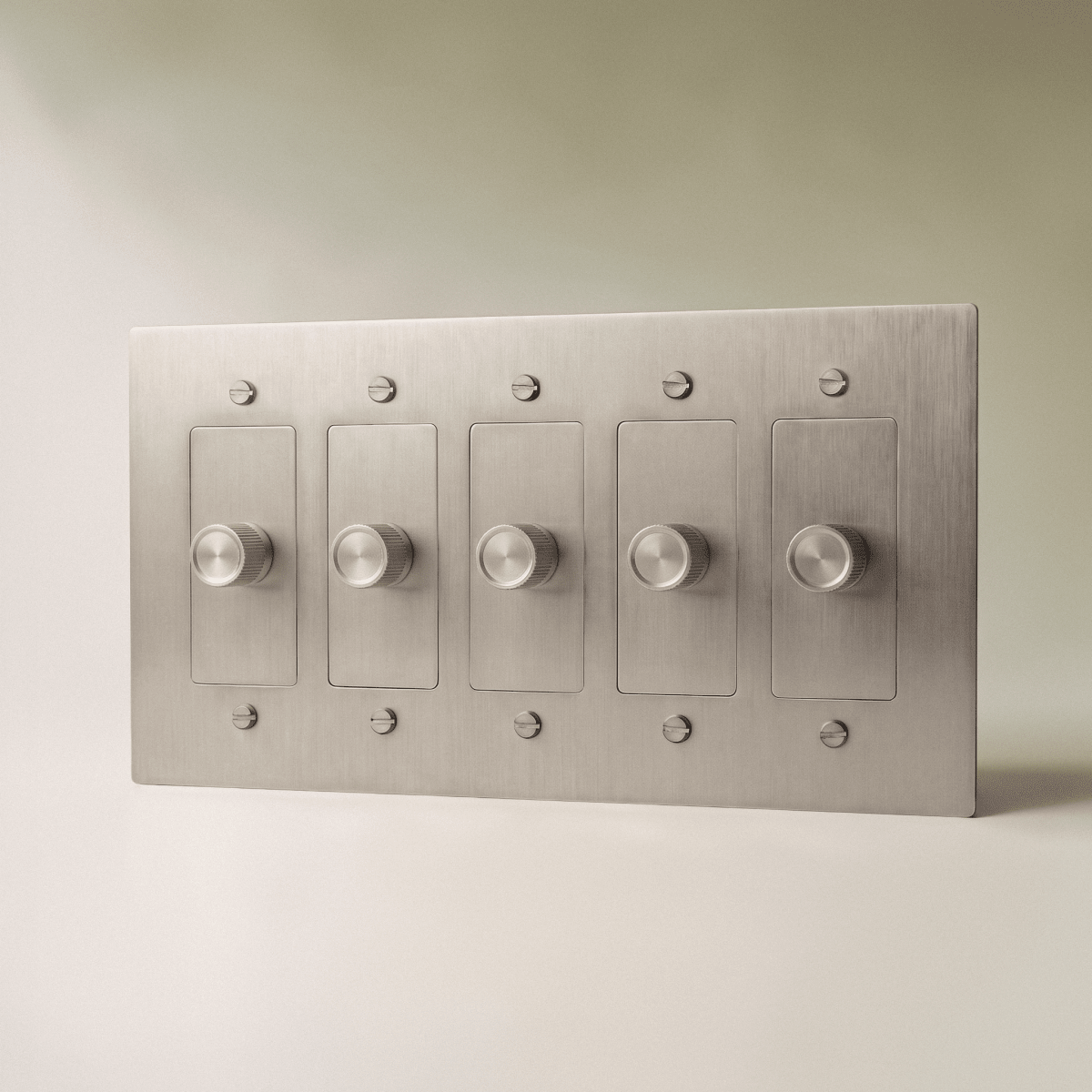 Norvessa vintage-draaiknopdimmer van messing