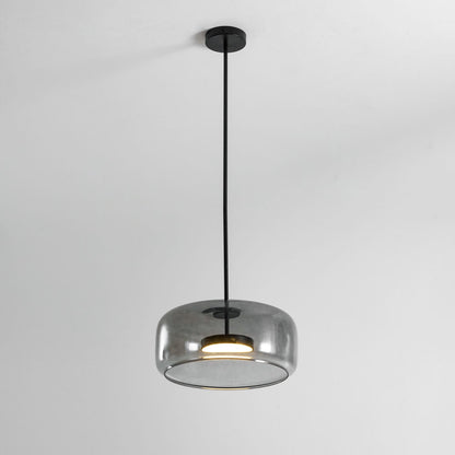 Moderne hanglamp van geblazen glas Glavira