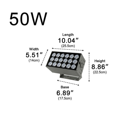 Cascara moderne aluminium wandlamp voor gevels