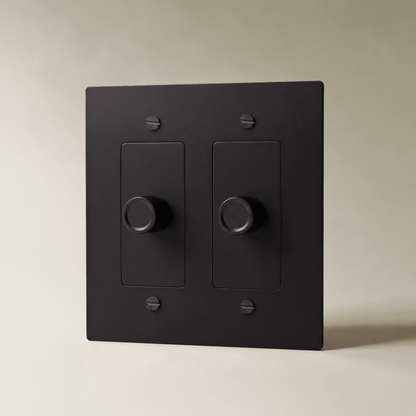 Norvessa vintage-draaiknopdimmer van messing