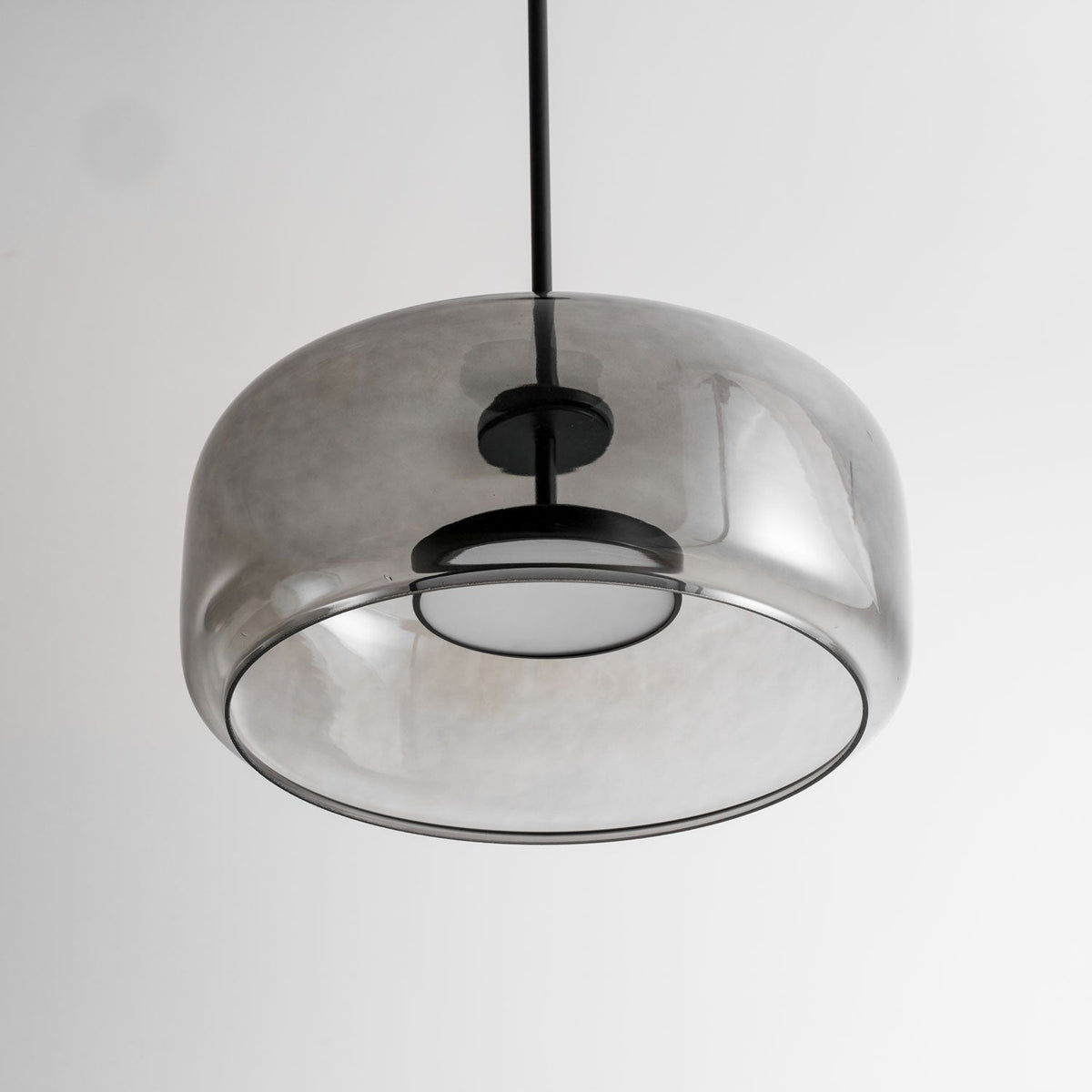 Moderne hanglamp van geblazen glas Glavira