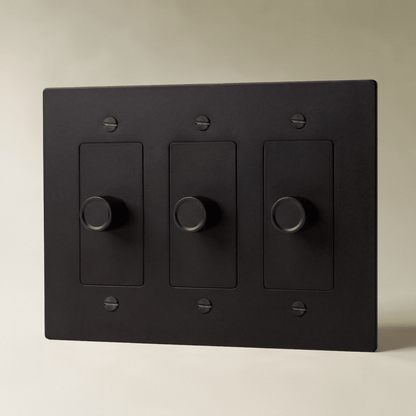 Norvessa vintage-draaiknopdimmer van messing