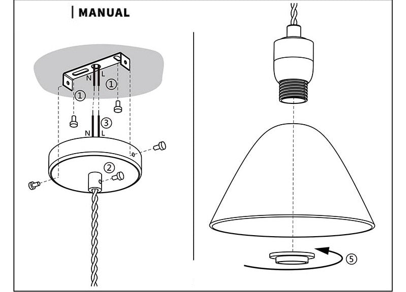 Geribde keramische koperen hanglamp