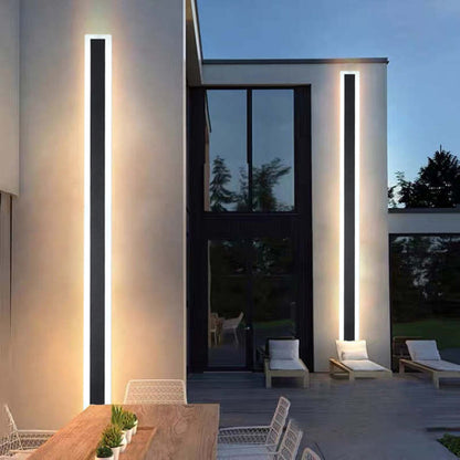 Halvenn minimalistische acrylaat wandlamp voor buitengebruik