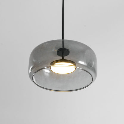 Moderne hanglamp van geblazen glas Glavira